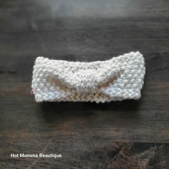 Baby Knitted Bow Earwarmer Headband Bundle in Assorted Colors - Picture 8 of 8